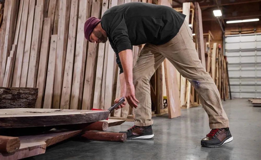 Clearance Men'S Red Hook Waterproof Boot (Soft Toe) | Tobacco/Black Men Work Boots & Shoes