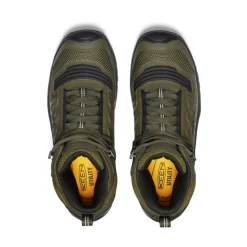 Fashion Men'S Reno Kbf Waterproof Mid (Soft Toe) | Dark Olive/Black Men Work Boots & Shoes