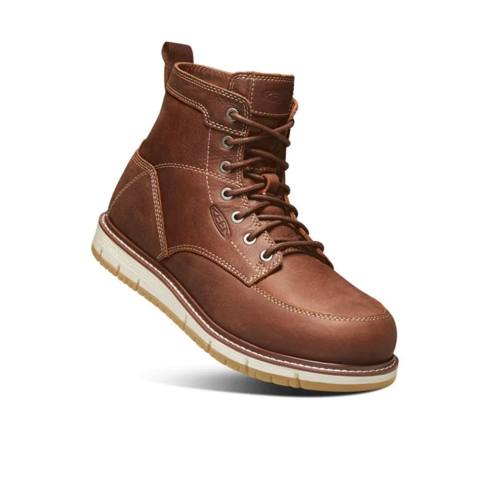 Discount Men'S San Jose 6" Boot (Aluminum Toe) | Gingerbread/Gum Men Work Boots & Shoes