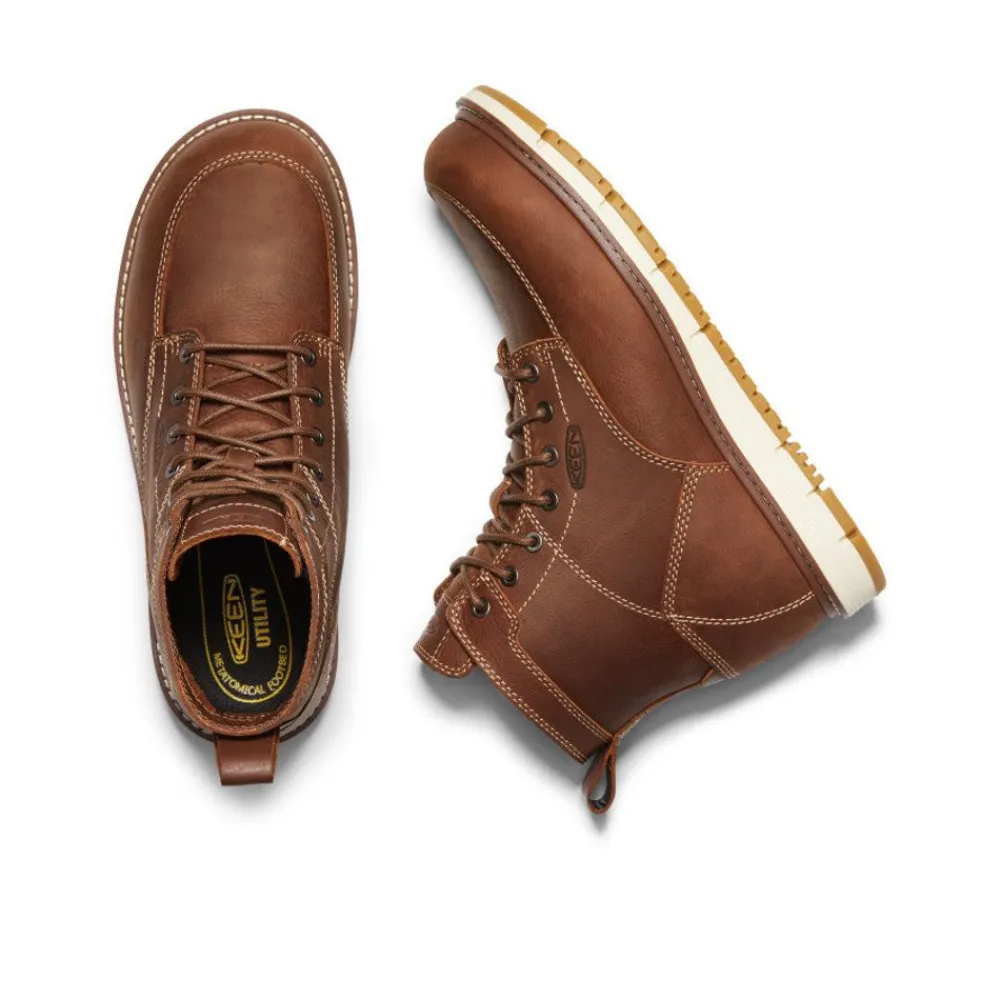 Discount Men'S San Jose 6" Boot (Aluminum Toe) | Gingerbread/Gum Men Work Boots & Shoes