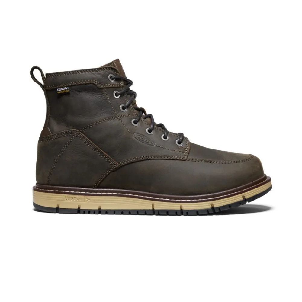 Outlet Men'S San Jose 6" Waterproof Boot (Soft Toe) | Cascade Brown Men Work Boots & Shoes