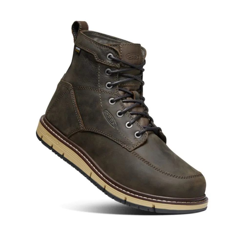 Outlet Men'S San Jose 6" Waterproof Boot (Soft Toe) | Cascade Brown Men Work Boots & Shoes