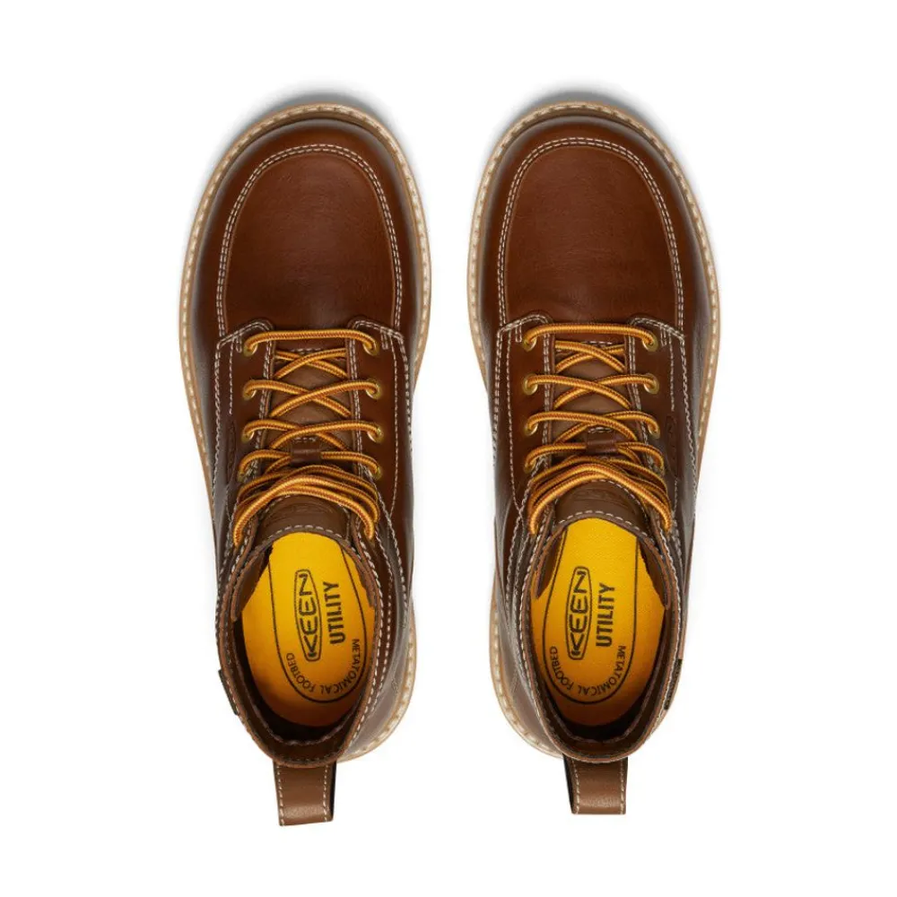 Sale Men'S San Jose 6" Waterproof Boot (Soft Toe) | Tortoise Shell/Star White Men Work Boots & Shoes