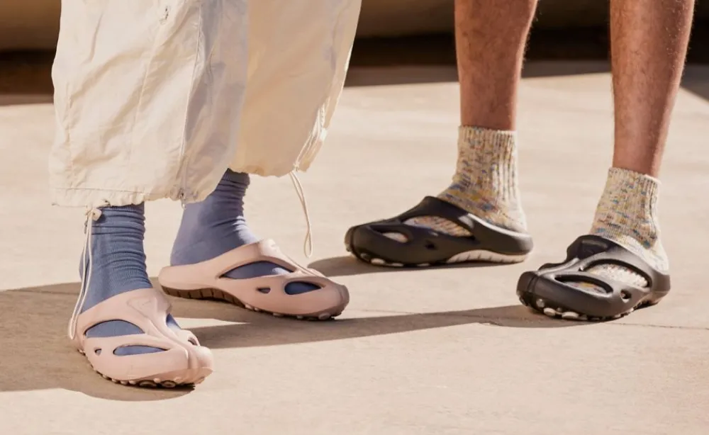 Online Men'S Shanti Clog | Black/Dawn Blue Men Slip-Ons