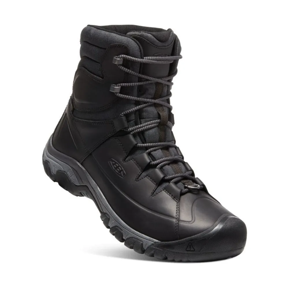 Online Men'S Targhee High Lace Waterproof Boot | Black/Raven Men Boots