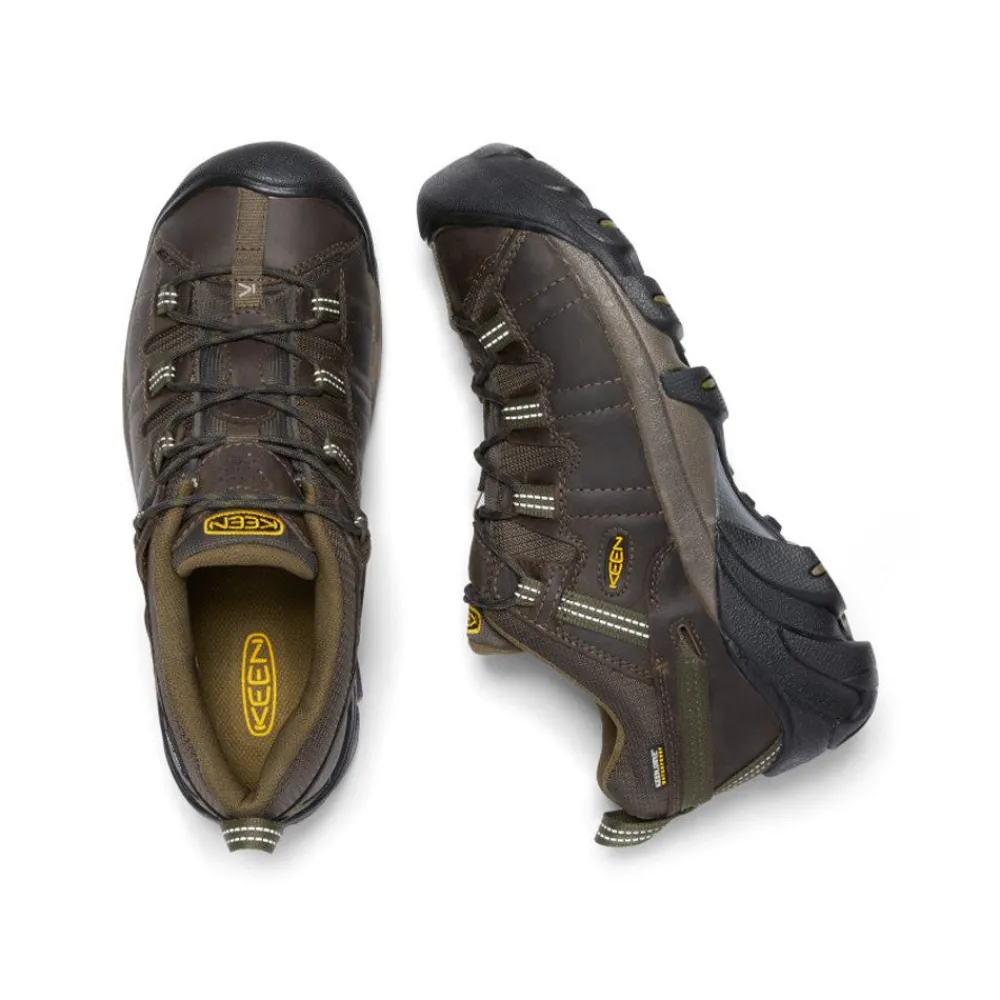 Discount Men'S Targhee Ii Waterproof | Canteen/Dark Olive Men Shoes