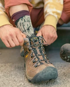 Fashion Men'S Targhee Ii Waterproof Mid Wide | Shitake/Brindle Men Boots