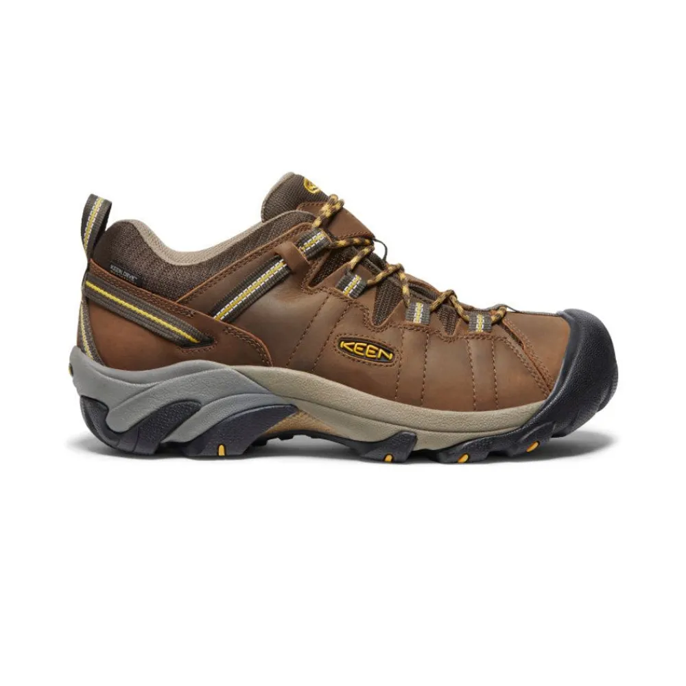 Discount Men'S Targhee Ii Waterproof Wide | Cascade Brown/Golden Yellow Men Shoes