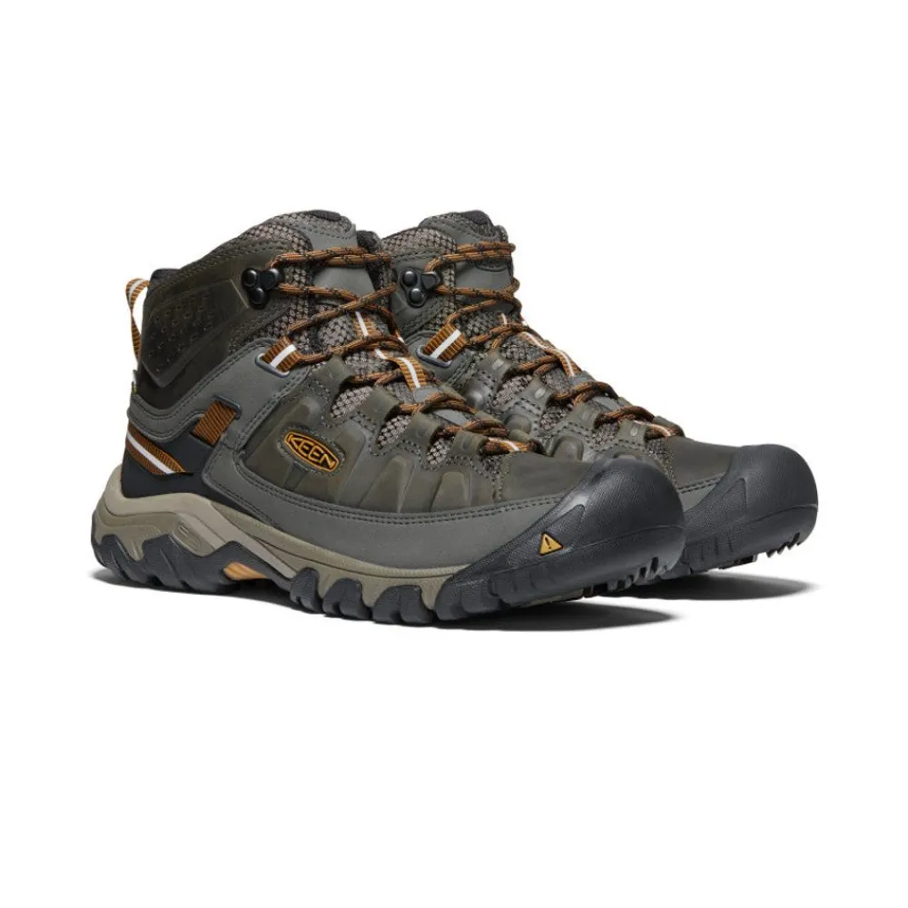 Discount Men'S Targhee Iii Waterproof Mid | Black Olive/Golden Brown Men Boots