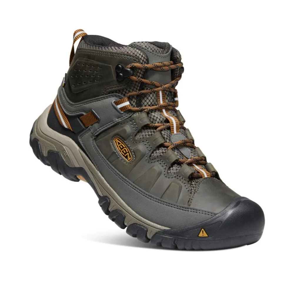 Discount Men'S Targhee Iii Waterproof Mid | Black Olive/Golden Brown Men Boots