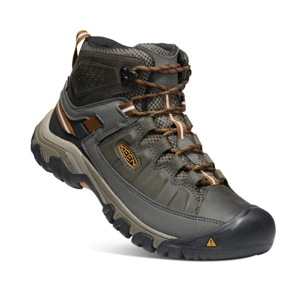 Discount Men'S Targhee Iii Waterproof Mid | Black Olive/Golden Brown Men Boots
