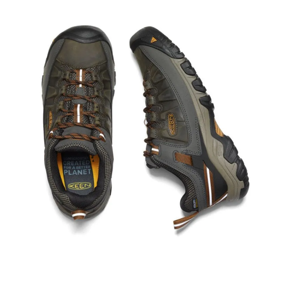 New Men'S Targhee Iii Waterproof | Black Olive/Golden Brown Men Shoes