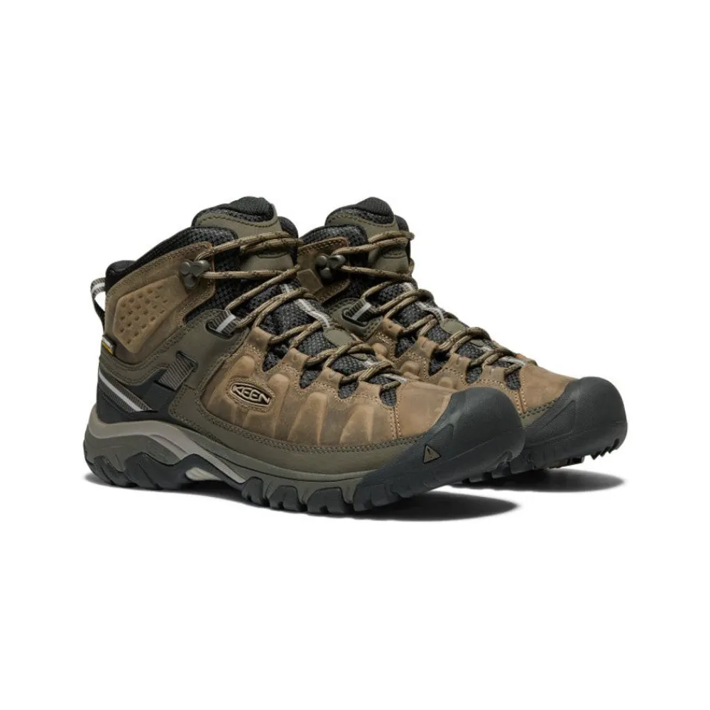 New Men'S Targhee Iii Waterproof Mid | Bungee Cord/Black Men Boots