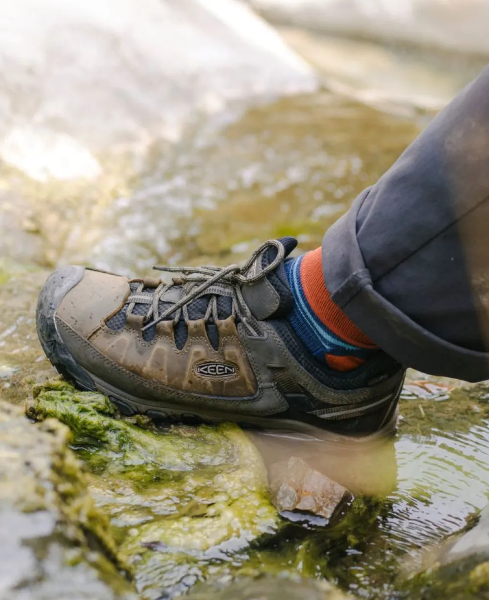 Discount Men'S Targhee Iii Waterproof Wide | Bungee Cord/Black Men Shoes