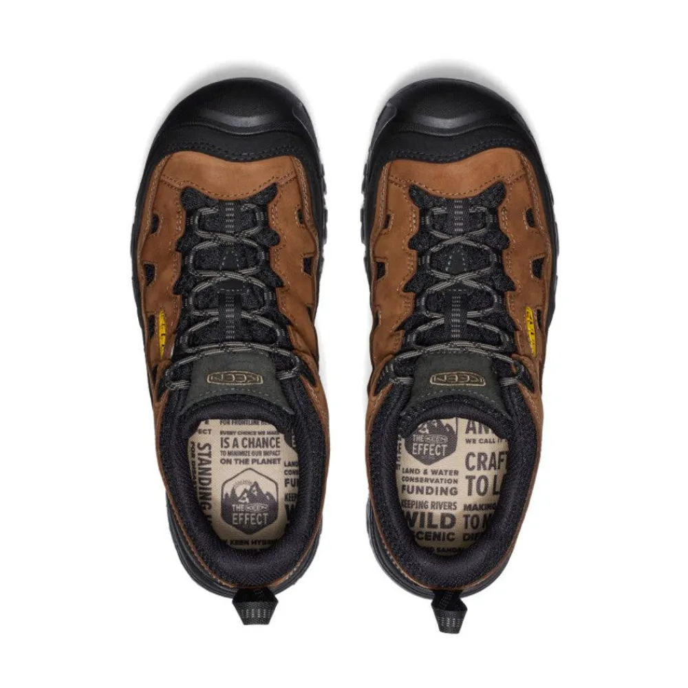 Clearance Men'S Targhee Iv Vented Hiking Shoe | Bison/Golden Yellow Men Shoes