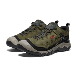 Best Men'S Targhee Iv Vented Hiking Shoe | Dark Olive/Gold Flame Men Shoes