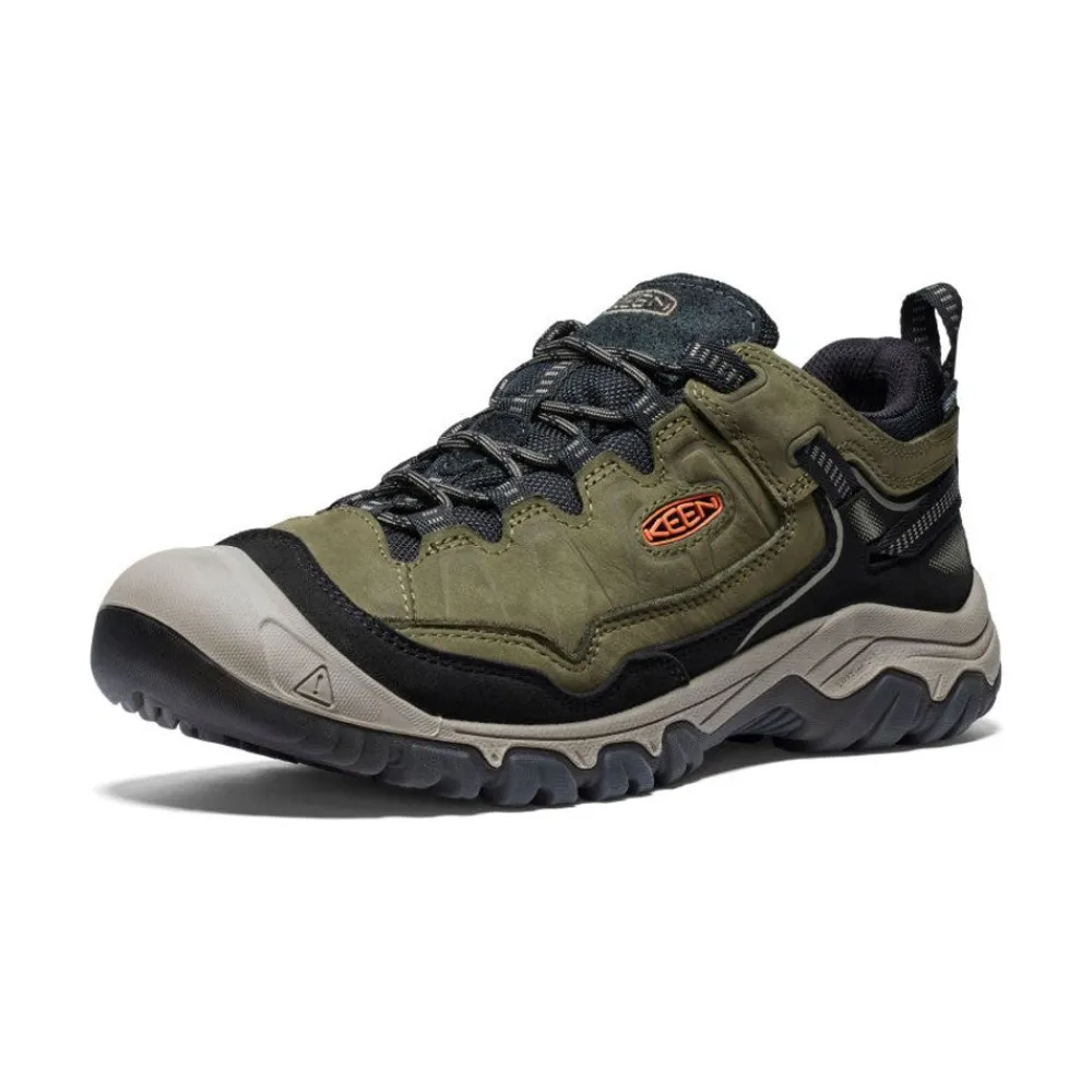 Online Men'S Targhee Iv Waterproof Hiking Shoe | Dark Olive/Gold Flame Men Shoes