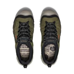 Online Men'S Targhee Iv Waterproof Hiking Shoe | Dark Olive/Gold Flame Men Shoes