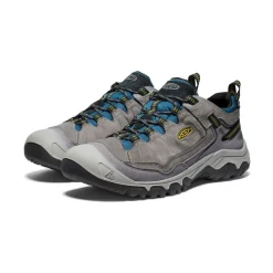 Discount Men'S Targhee Iv Waterproof Hiking Shoe | Steel Grey/Antique Moss Men Shoes