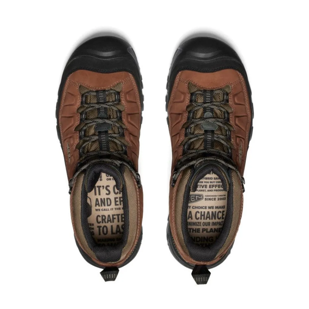 Best Men'S Targhee Iv Wide Waterproof Hiking Boot | Bison/Black Men Boots