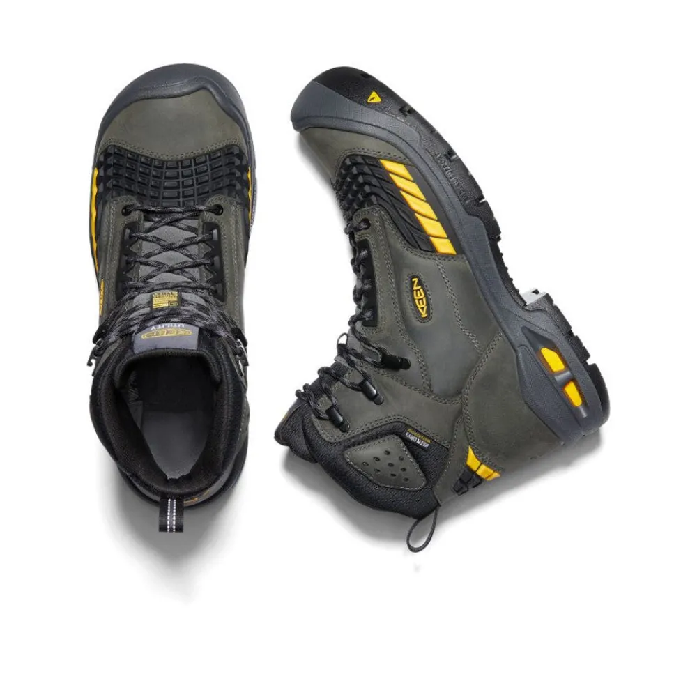 Online Men'S Troy 6" Waterproof Boot (Carbon-Fiber Toe) | Magnet/Black Men Work Boots & Shoes
