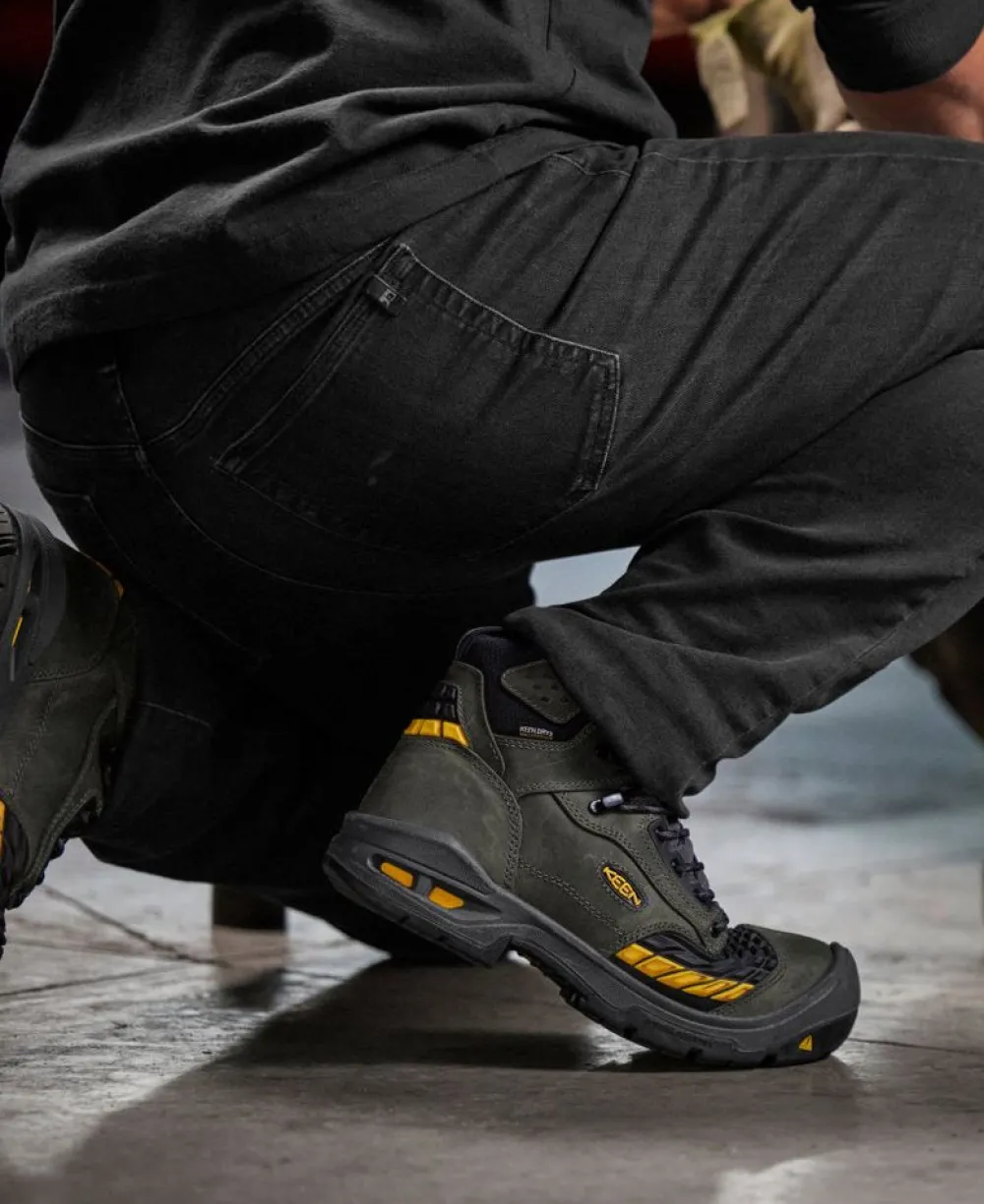 Online Men'S Troy 6" Waterproof Boot (Carbon-Fiber Toe) | Magnet/Black Men Work Boots & Shoes