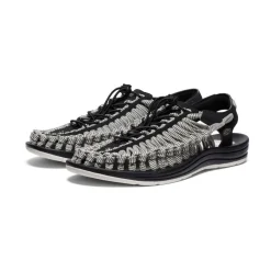 Outlet Men'S Uneek Flat Cord Sneaker X Rfw | Black/Birch Men Sandals