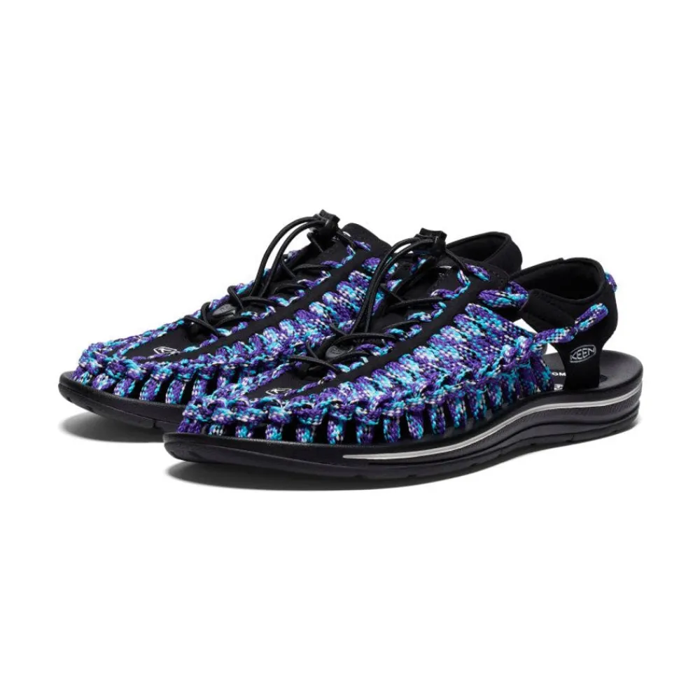 Sale Men'S Uneek Flat Cord Sneaker X Bamboo Shoots | Black/Tillandsia Purple Men Sandals