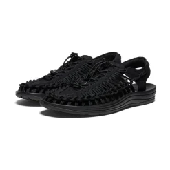 Online Men'S Uneek Sneaker | Black/Black Men Sandals