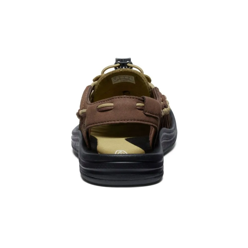 New Men'S Uneek Sneaker | Khaki/Dark Earth Men Sandals