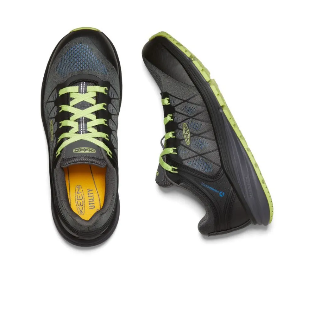Hot Men'S Vista Energy (Carbon-Fiber Toe) | Magnet/Green Glow Men Work Boots & Shoes