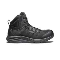 New Men'S Vista Energy Mid (Carbon-Fiber Toe) | Black/Raven Men Work Boots & Shoes