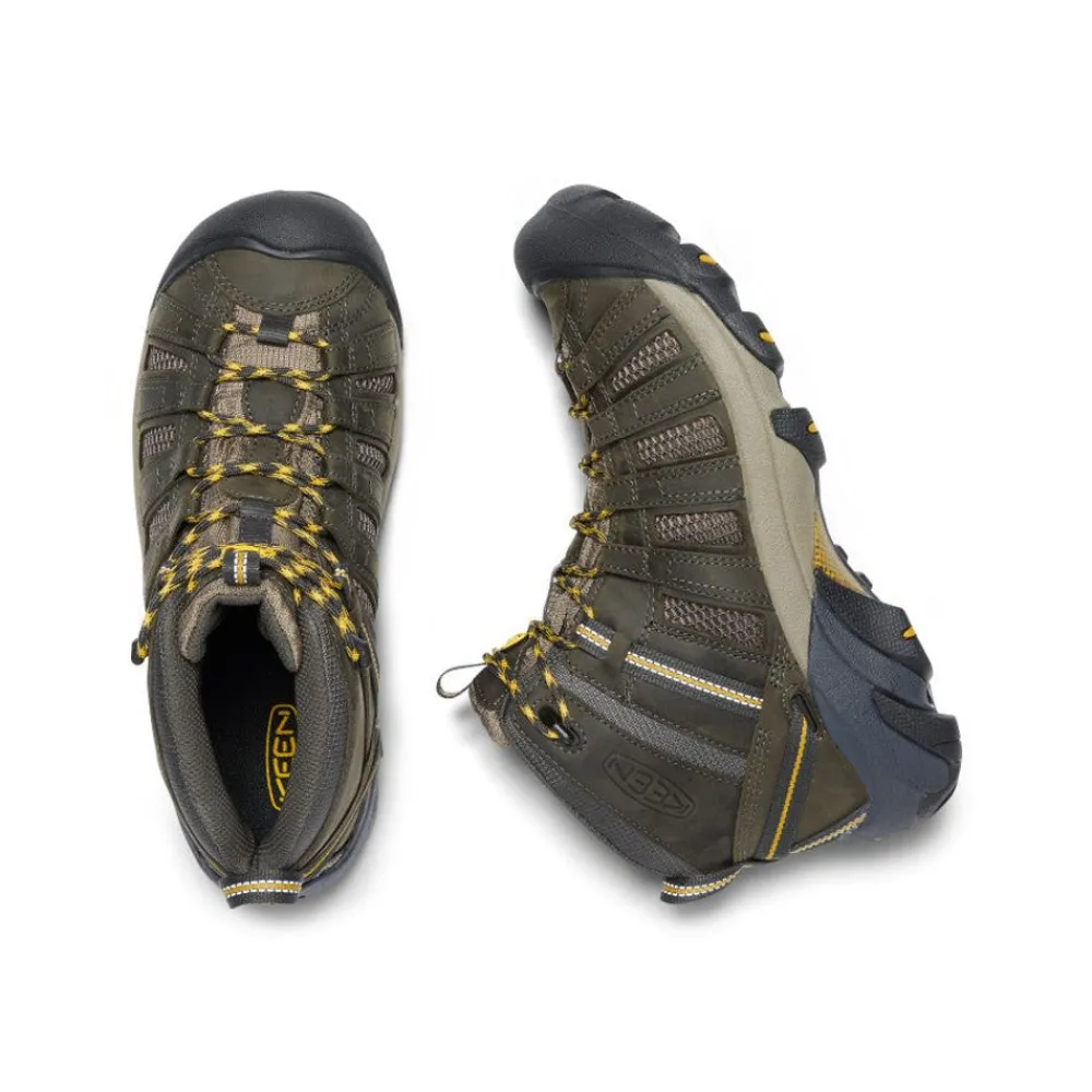 Best Men'S Voyageur Mid | Raven/Tawny Olive Men Boots