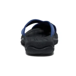 Fashion Men'S Waimea Leather Flip-Flop | Naval Academy/Black Men Slip-Ons