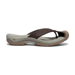 Clearance Men'S Waimea Leather Flip-Flop | Java/Plaza Taupe Men Slip-Ons