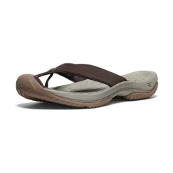 Clearance Men'S Waimea Leather Flip-Flop | Java/Plaza Taupe Men Slip-Ons