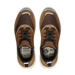 Outlet Men'S Wk400 Leather Walking Shoe | Bison/Toasted Coconut Men Shoes