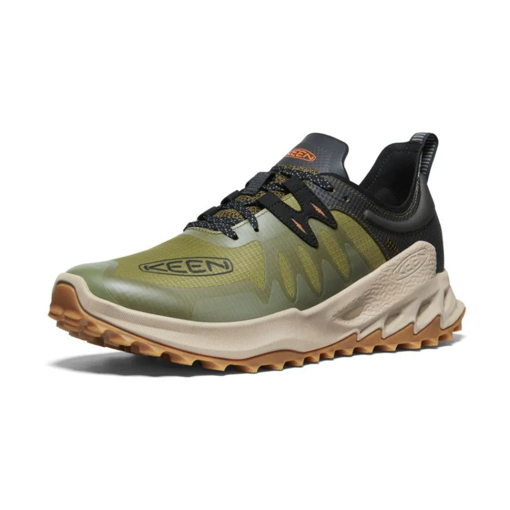 Clearance Men'S Zionic Speed Hiking Shoe | Dark Olive/Scarlet Ibis Men Shoes
