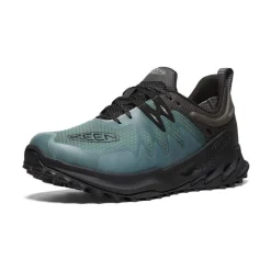 Outlet Men'S Zionic Waterproof Hiking Shoe | Dark Forest/Black Men Shoes