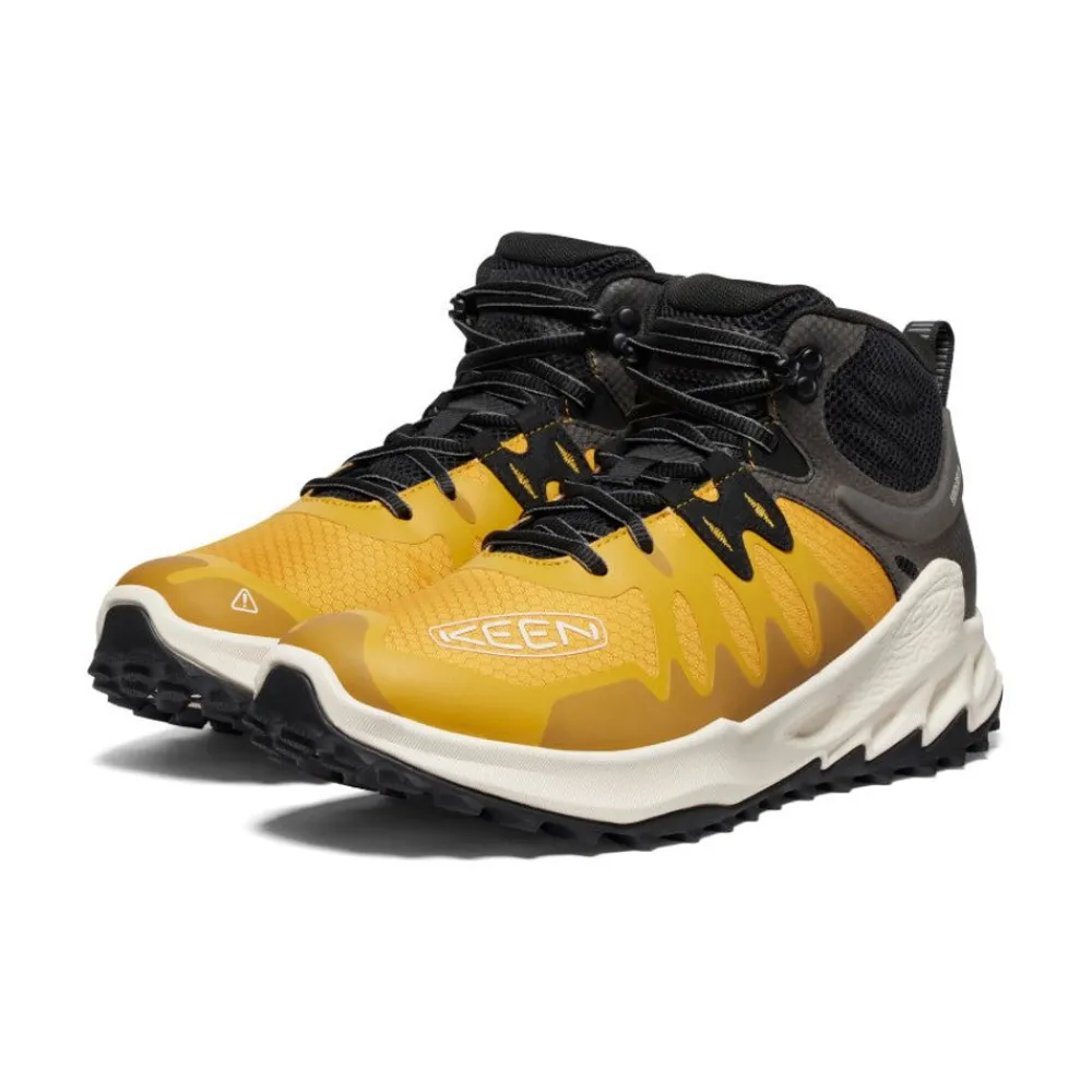 Sale Men'S Zionic Waterproof Hiking Boot | Golden Yellow/Birch Men Boots