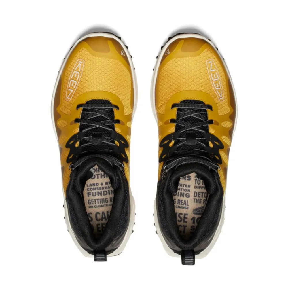 Sale Men'S Zionic Waterproof Hiking Boot | Golden Yellow/Birch Men Boots