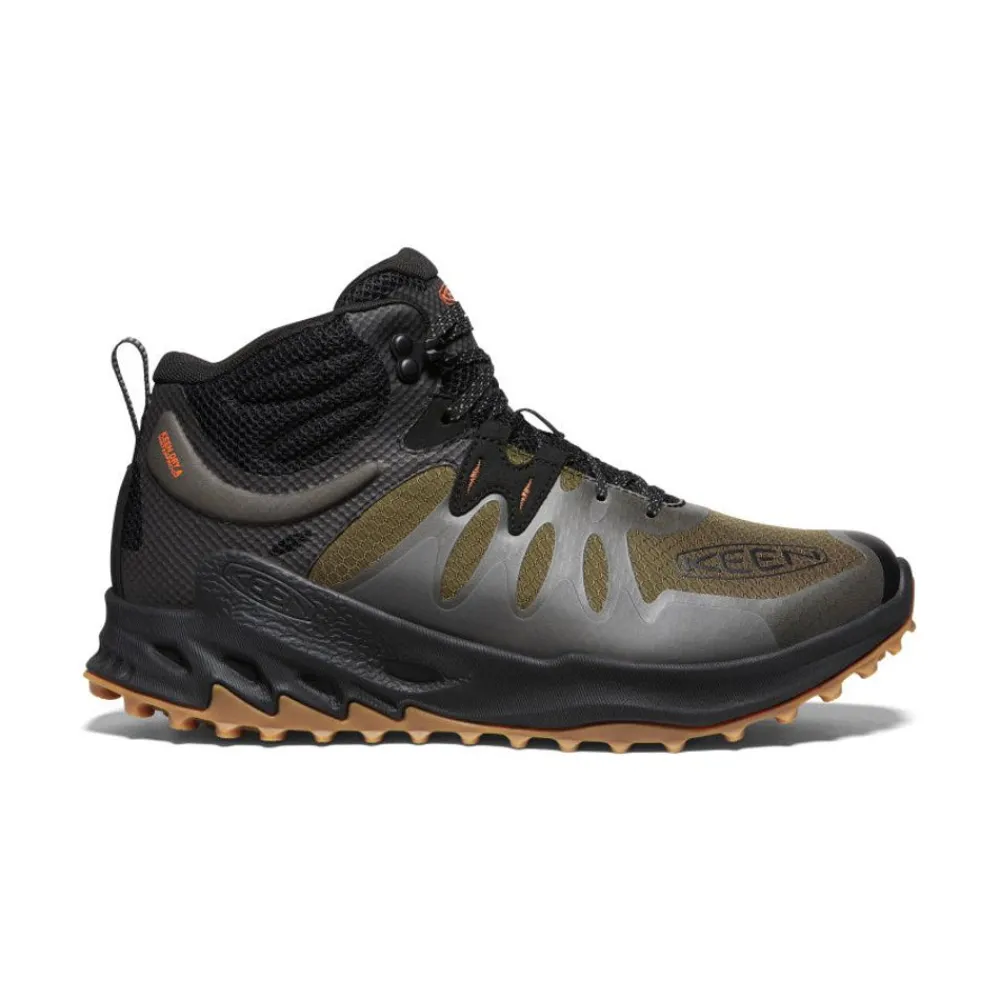 Discount Men'S Zionic Waterproof Hiking Boot | Dark Olive/Scarlet Ibis Men Boots