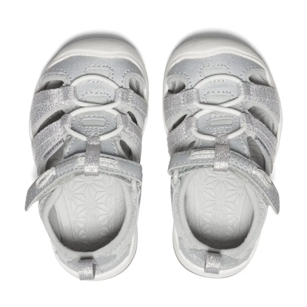 Hot Toddlers' Moxie Sandal | Silver Kids Sandals