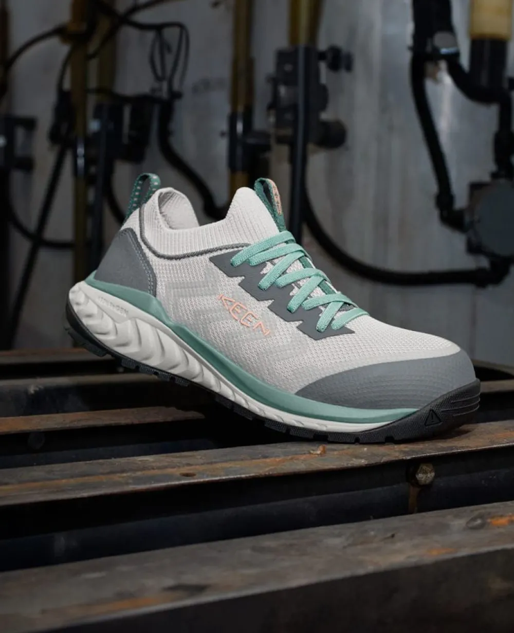 Clearance Women'S Arvada Shift Work Sneaker (Carbon-Fiber Toe) | Steel Grey/Granite Green Women Work Boots & Shoes