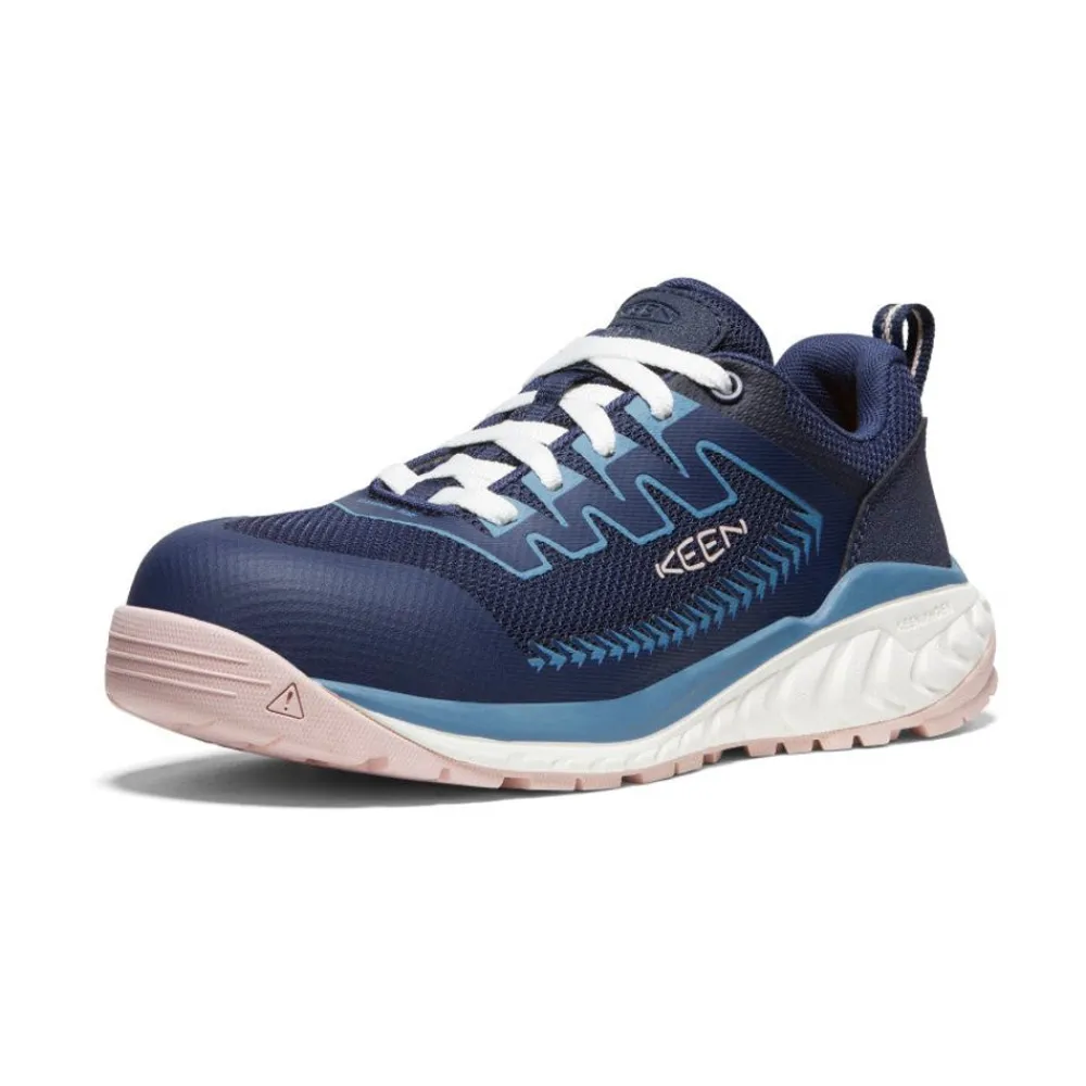 Sale Women'S Arvada Work Sneaker (Carbon-Fiber Toe) | Naval Academy/Peach Whip Women Work Boots & Shoes