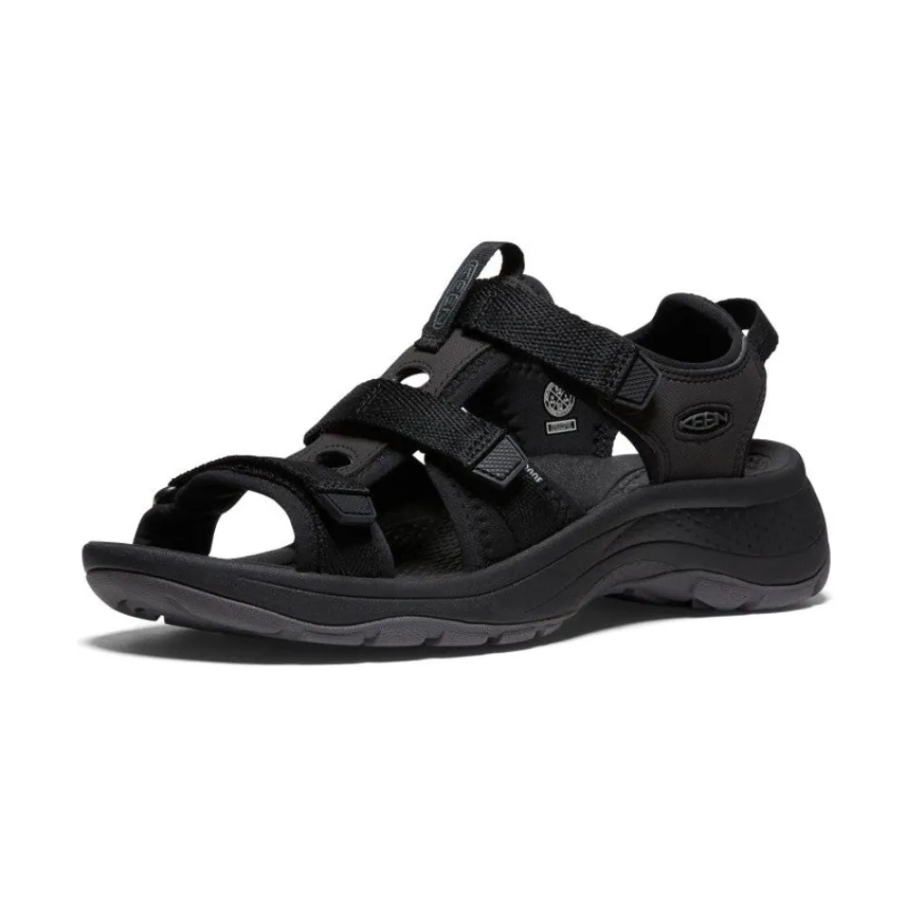 Outlet Women'S Astoria West Open-Toe | Black/Black Women Sandals