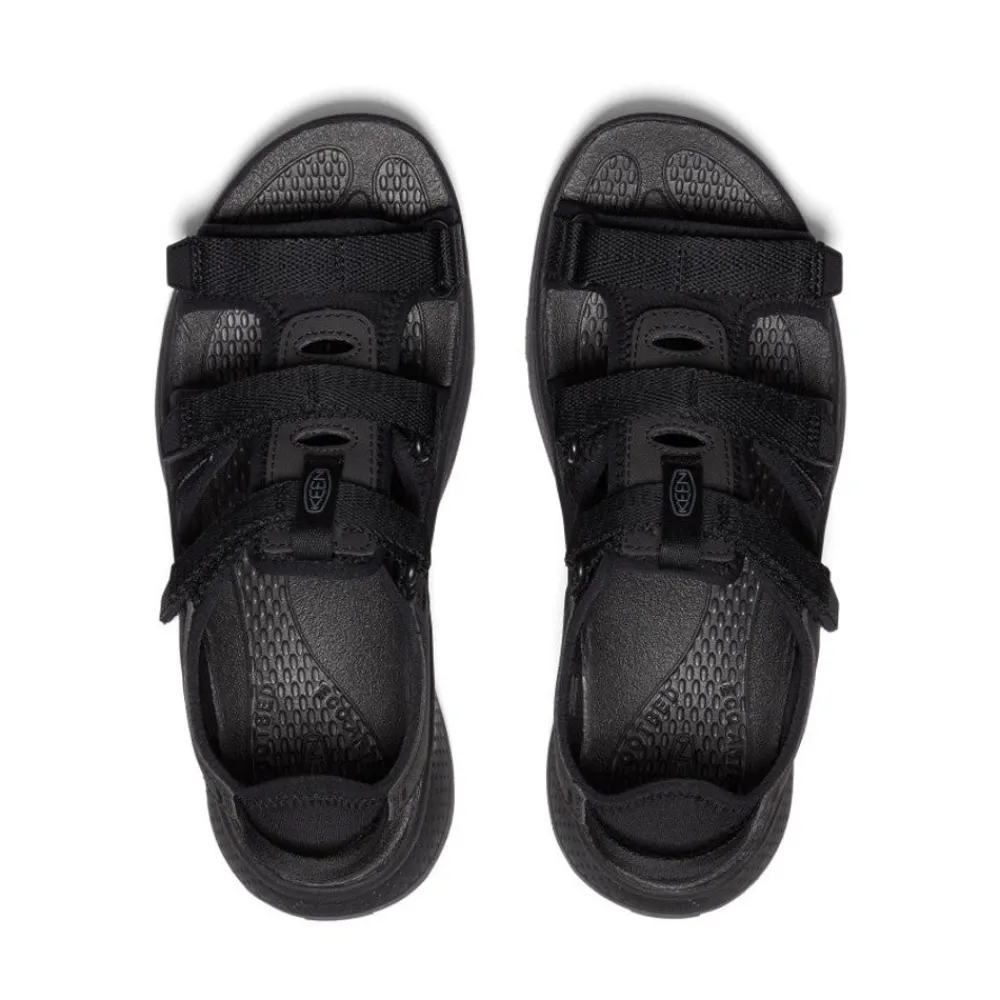 Outlet Women'S Astoria West Open-Toe | Black/Black Women Sandals