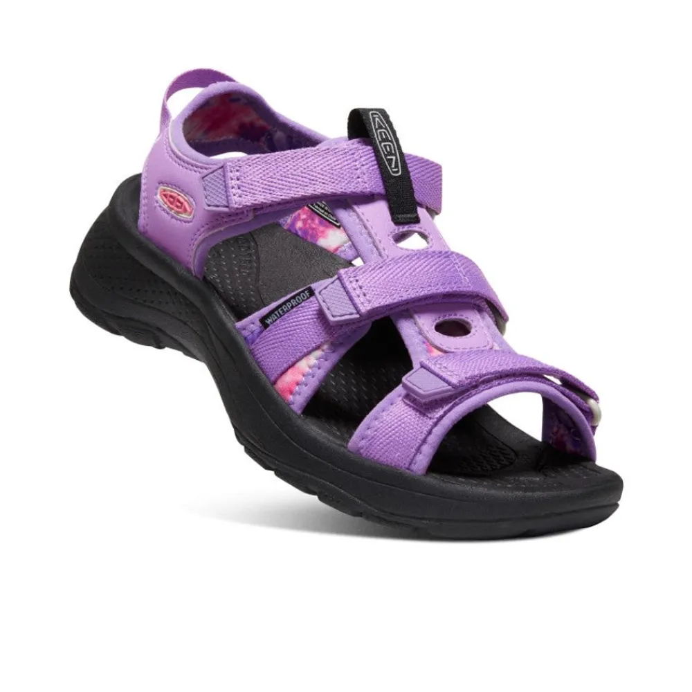 Fashion Women'S Astoria West Open-Toe | Tye Dye/Purple Women Sandals