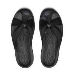 Fashion Women'S Bali Slide Sandal | Black/Steel Grey Women Slip-Ons