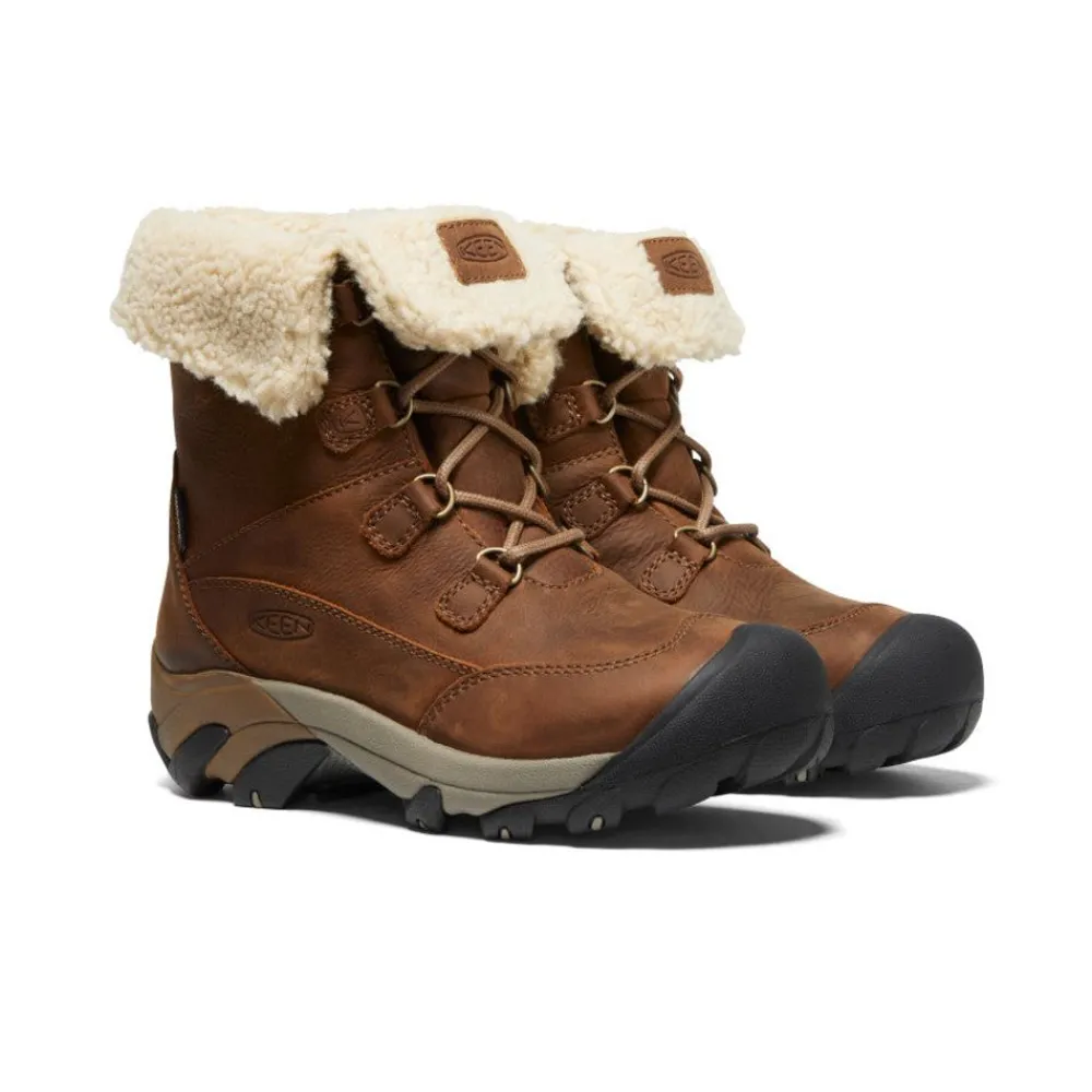 Hot Women'S Betty Waterproof Short Boot | Brown/Shitake Women Boots